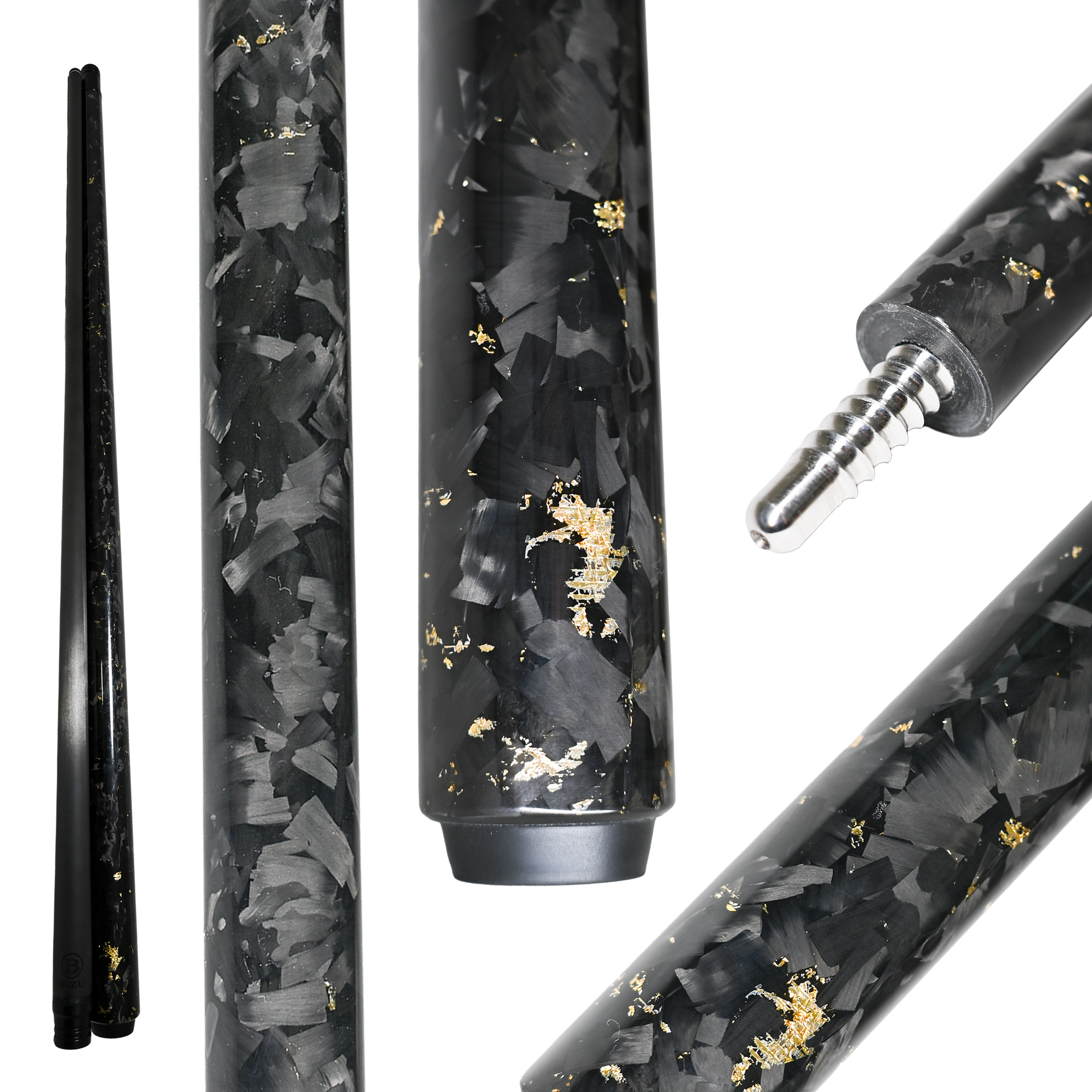 BIZU MARS IMPACT カーボンファイバー プールキュー ブラックゴールド